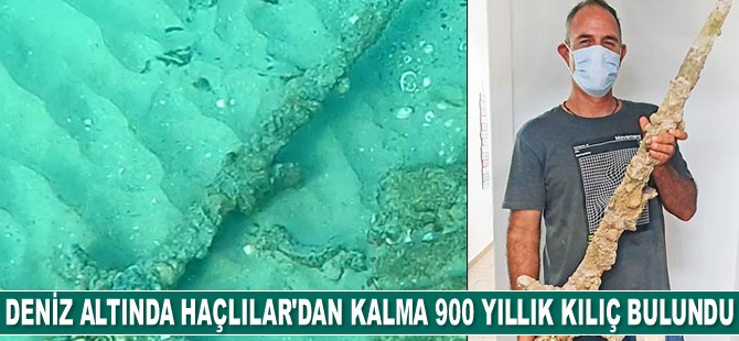 İsrail'de deniz altında Haçlılar’dan kalma 900 yıllık kılıç bulundu