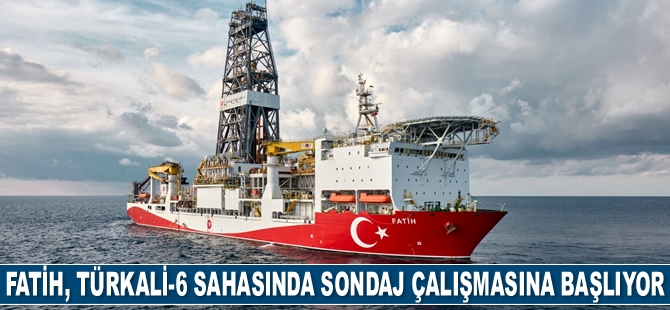 Fatih Sondaj Gemisi, Türkali-6 sahasında çalışmaya başlıyor