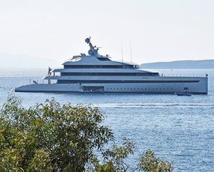 Çevreci mega yat Savannah, Bodrum’a geldi