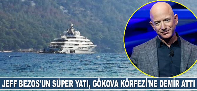 Jeff Bezos’un süper yatı Flying Fox, Gökova Körfezi’ne demir attı