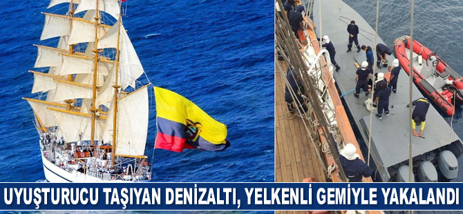 Kolombiya kıyılarında uyuşturucu taşıyan denizaltı, yelkenli gemiyle yakalandı