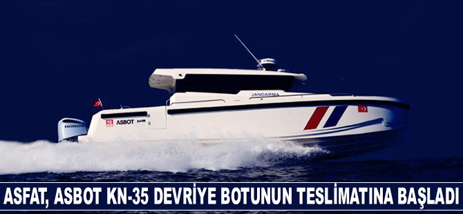 ASFAT, ASBOT KN-35 devriye botunun teslimatına başladı