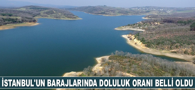 İstanbul'un barajlarında doluluk oranı belli oldu