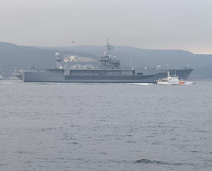 ABD savaş gemisi, Çanakkale Boğazı’ndan geçti