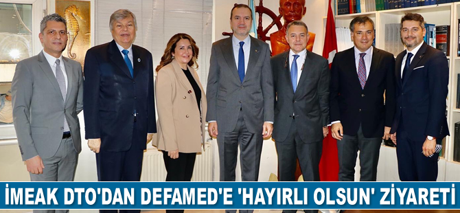 Tamer Kıran ve Şadan Kaptanoğlu, TÜRKKAPDER ve DEFAMED’i ziyaret etti