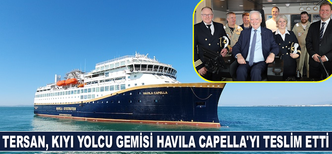 Tersan Tersanesi, kıyı yolcu gemisi Havila Capella’yı teslim etti