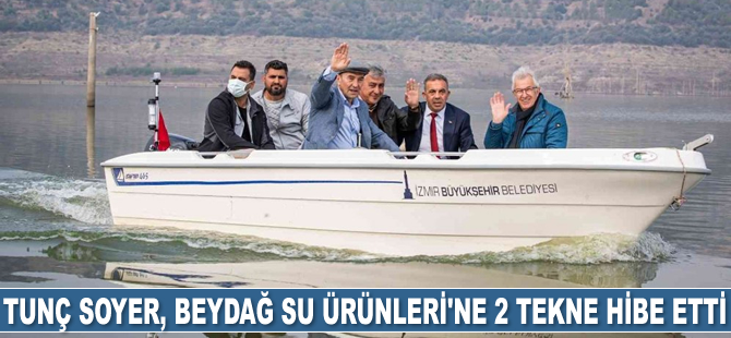 İzmir Büyükşehir Belediyesi, Beydağ Su Ürünleri'ne 2 adet tekne hibe etti