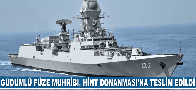Güdümlü füze muhribi Visakhapatnam, Hint Donanması’na teslim edildi