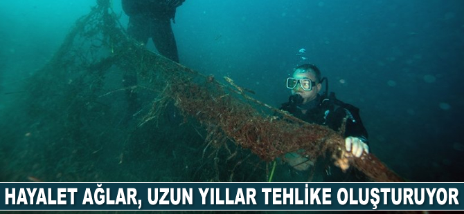 Hayalet ağlar, denizdeki canlılar için uzun yıllar tehlike oluşturuyor