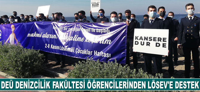 DEÜ Denizcilik Fakültesi öğrencilerinden LÖSEV’e destek geldi
