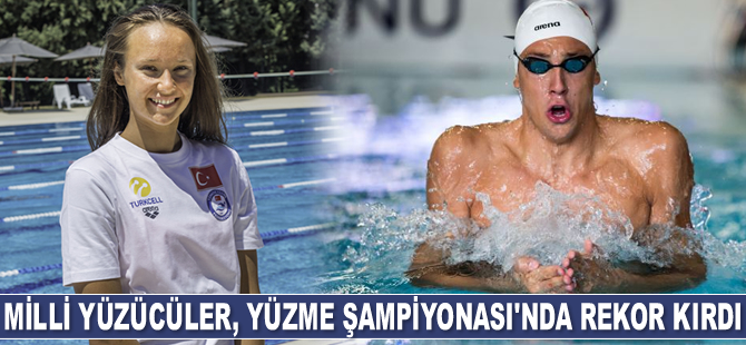 Milli yüzücüler, Avrupa Kısa Kulvar Yüzme Şampiyonası’nda rekor kırdı