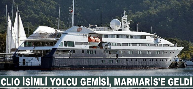 Clio isimli yolcu gemisi, Marmaris'e geldi