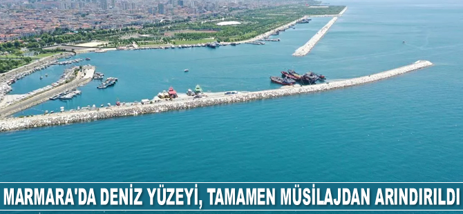 Murat Kurum: Marmara'da deniz yüzeyini tamamen müsilajdan arındırdık