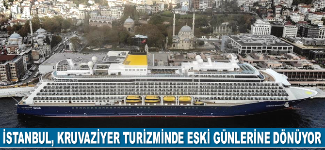İstanbul, kruvaziyer gemi turizminde eski günlerine dönüyor