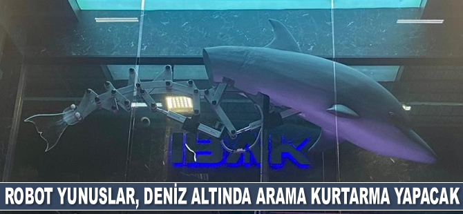 Robot yunuslar, deniz altında arama kurtarma yapacak