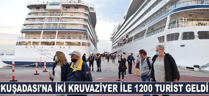 Viking Sea ve Viking Venüs isimli kruvaziyer gemileri, Kuşadası'na geldi