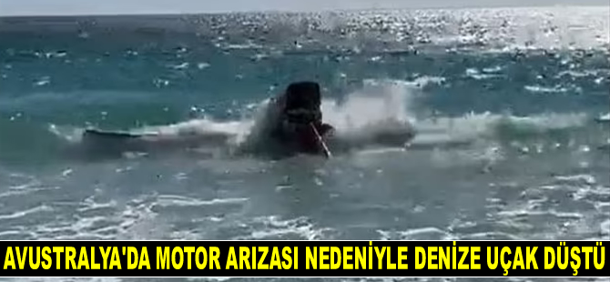 Avustralya'da denize uçak düştü