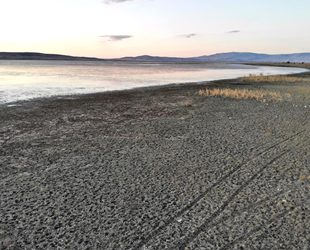 Çavuşcu Gölü kuraklığa teslim oluyor