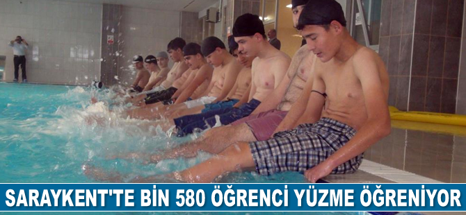 Yozgat'ta bin 580 öğrenci yüzme öğreniyor