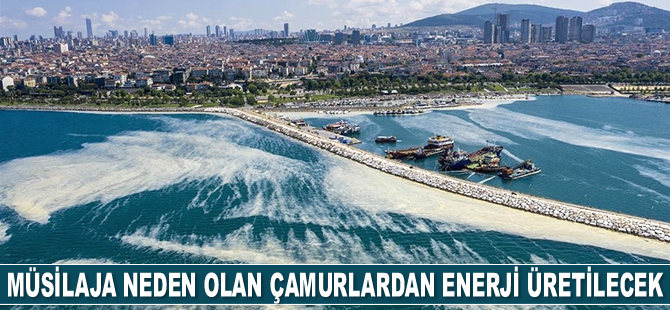 Marmara Denizi'nde müsilaja neden olan arıtma tesisi çamurlarından enerji üretilecek
