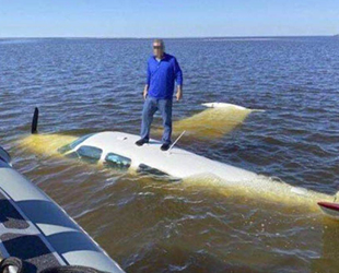 Florida’da denize düşen uçağın pilotu kurtarıldı
