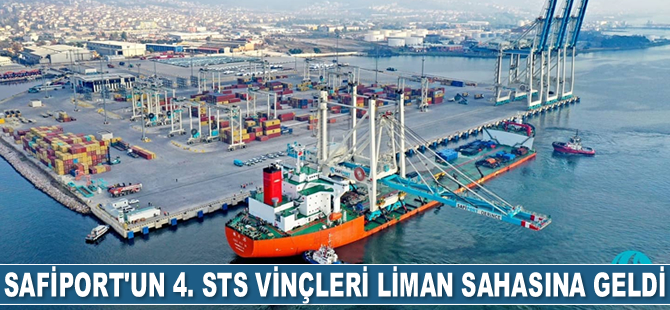 Safiport’un 4. STS vinçleri liman sahasına geldi