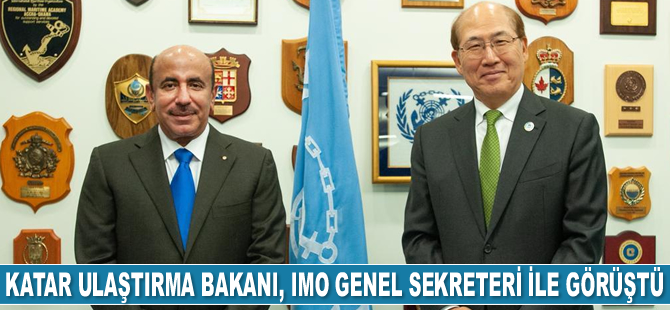 Katar Ulaştırma Bakanı Jassim bin Saif Al Sulaiti, IMO Genel Sekreteri Kitack Lim ile görüştü
