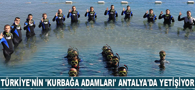 Türkiye'nin 'kurbağa adamları' Antalya'da yetişiyor