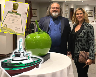 NAVTEK’in ZEETUG'u, ‘Yeşil Elma’ ödülünü alan ilk Türk projesi oldu