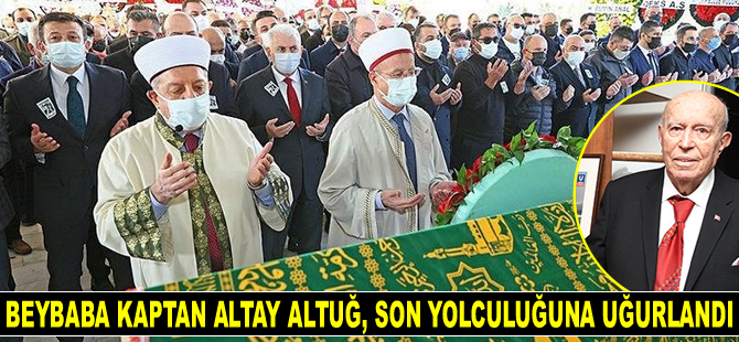 Beybaba Kaptan Altay Altuğ, İzmir’de son yolculuğuna uğurlandı