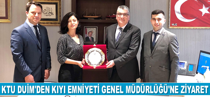 KTU DUİM, Kıyı Emniyeti Genel Müdürü Durmuş Ünüvar’ı ziyaret etti