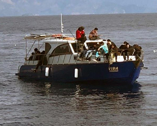 Marmaris açıklarında 48 düzensiz göçmen kurtarıldı