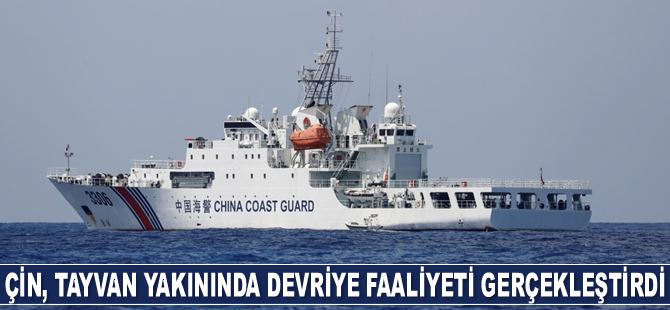 Çin, Tayvan'ın yakınında devriye faaliyeti gerçekleştirdi