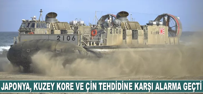 Japonya, Kuzey Kore ve Çin tehdidine karşı alarma geçti