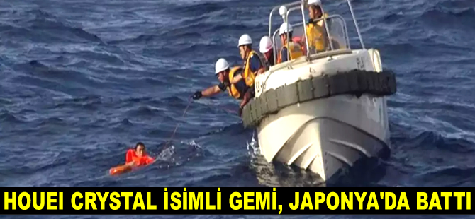 Houei Crystal isimli gemi, Japonya’da battı