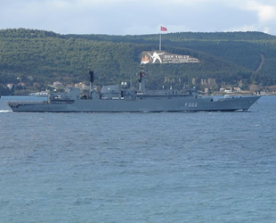 Romanya savaş gemisi, Çanakkale Boğazı’ndan geçti