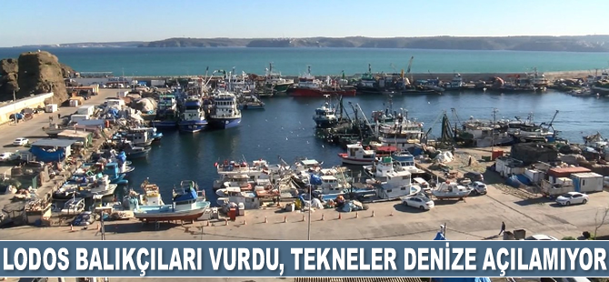 Lodos balıkçıları vurdu, tekneler günlerdir denize açılamıyor