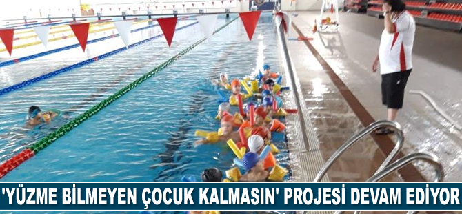 ‘Yüzme Bilmeyen Çocuk Kalmasın’ projesi devam ediyor