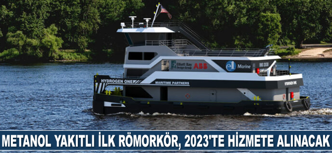 Metanol yakıtlı ilk römorkör, 2023’te hizmete alınacak