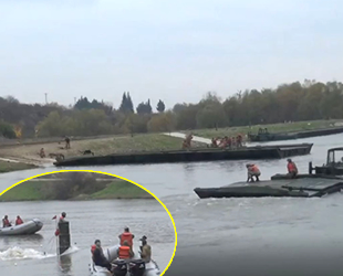 Kırklareli’de ‘Durgun Sulardan Geçiş Tatbikatı’ yapıldı