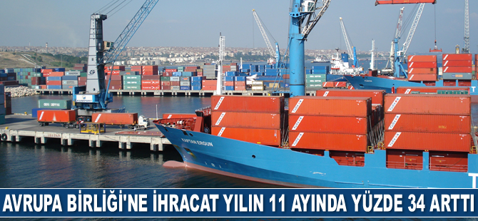 Avrupa Birliği’ne ihracat yüzde 34 arttı