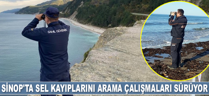 Sinop’ta sel kayıplarını arama çalışmaları sürüyor