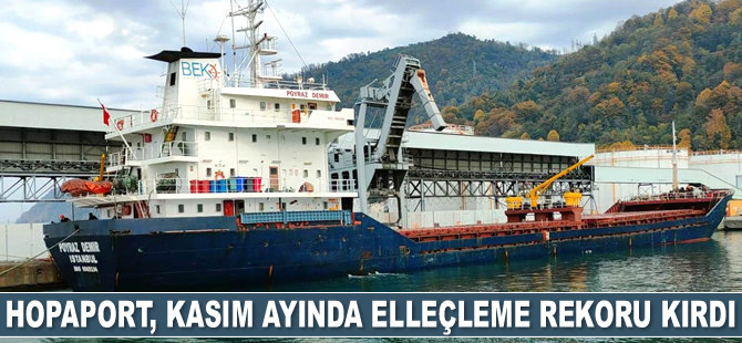 HOPAPORT, Kasım ayında elleçleme rekoru kırdı