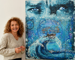 Ressam Ayşen Can'ın 4. kişisel sergisi ‘Sır-lı Seyir’ kapılarını açmaya hazırlanıyor