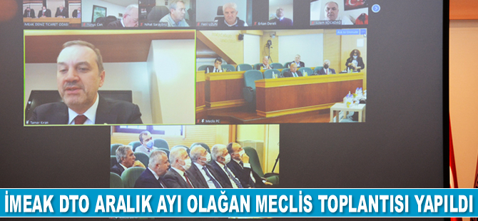 İMEAK Deniz Ticaret Odası Aralık Ayı Olağan Meclis Toplantısı gerçekleştirildi