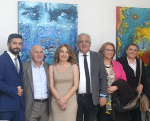 Ressam Ayşen Can'ın ‘Sır-lı Seyir’ Sergisi açıldı
