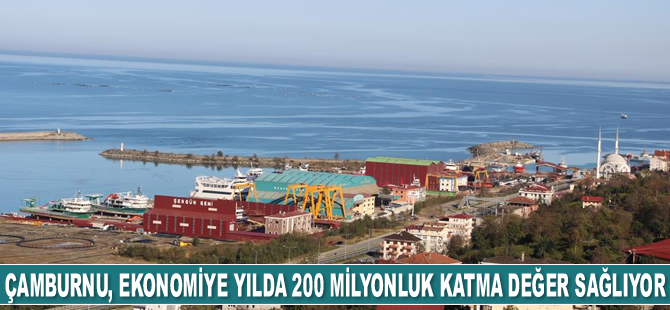 Çamburnu Tersanesi, ekonomiye yılda 200 milyonluk katma değer sağlıyor
