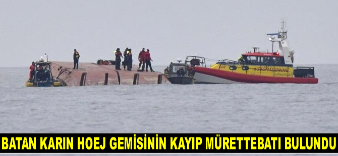 Baltık Denizi’nde batan KARIN HOEJ gemisinin kayıp mürettebatı bulundu