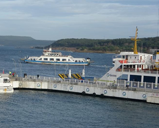 Gökçeada'ya bazı feribot seferleri iptal edildi