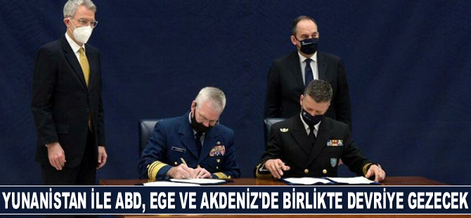 Yunanistan ile ABD, Ege ve Akdeniz’de birlikte devriye gezecek